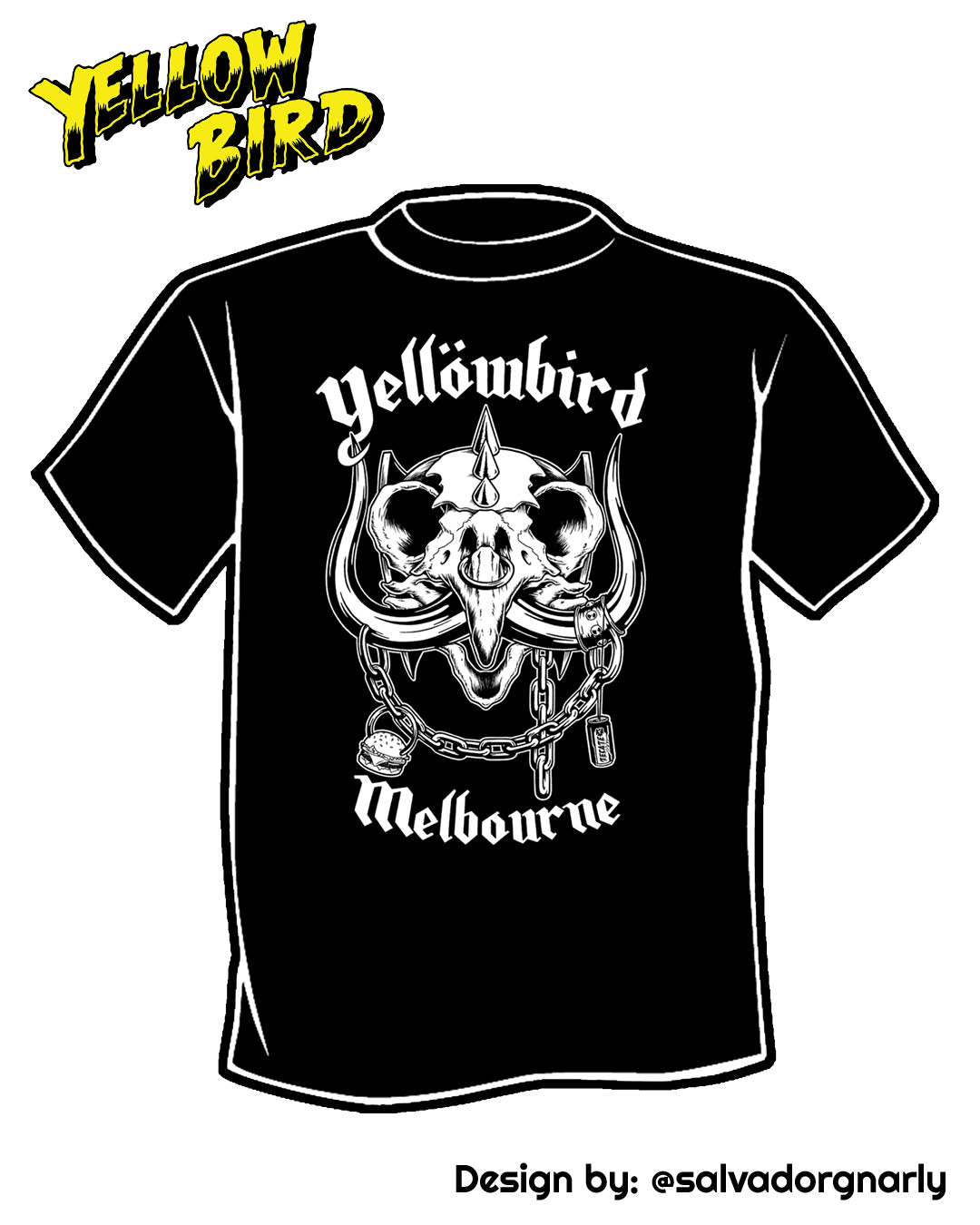 Yellow_Bird_MotorBird_T-shirt